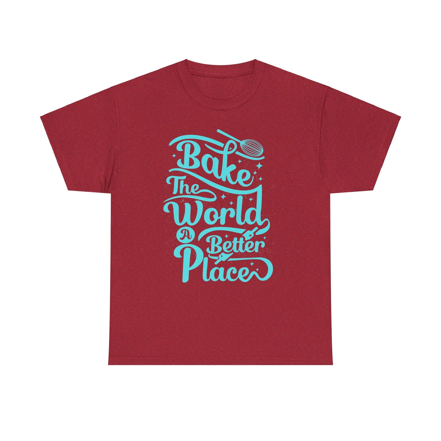 Bake the World a Better Place Unisex Heavy Cotton Tee