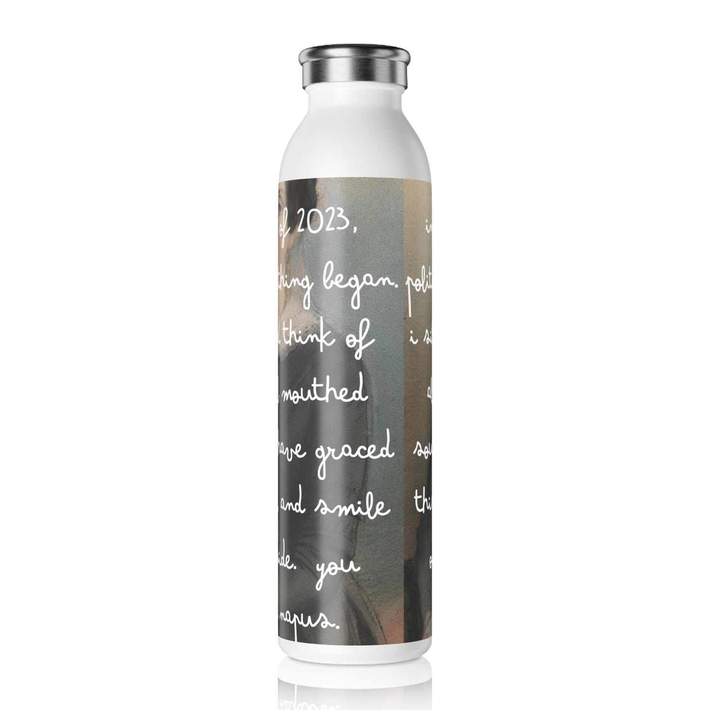 Brassica Napus You Rutabaga Slim Water Bottle