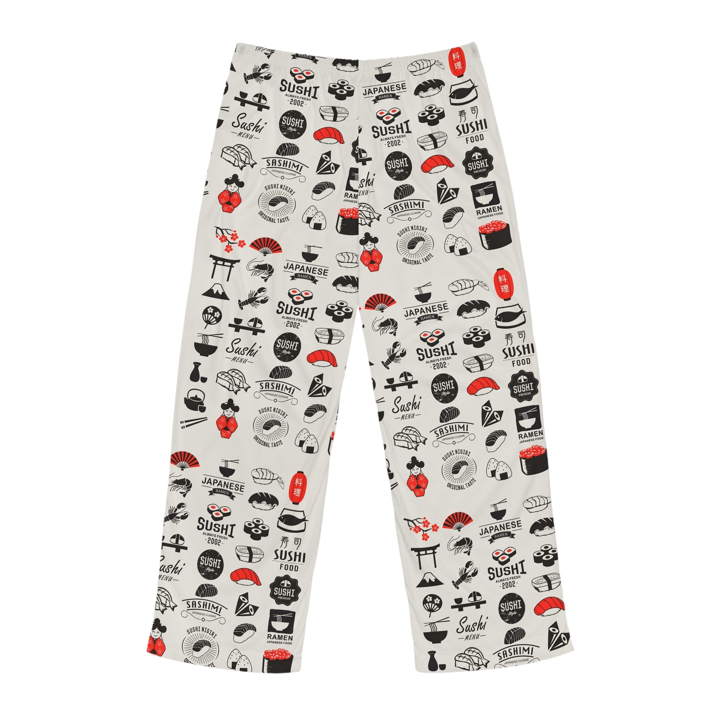 Sushi Wave Men's Pajama Pants (AOP)