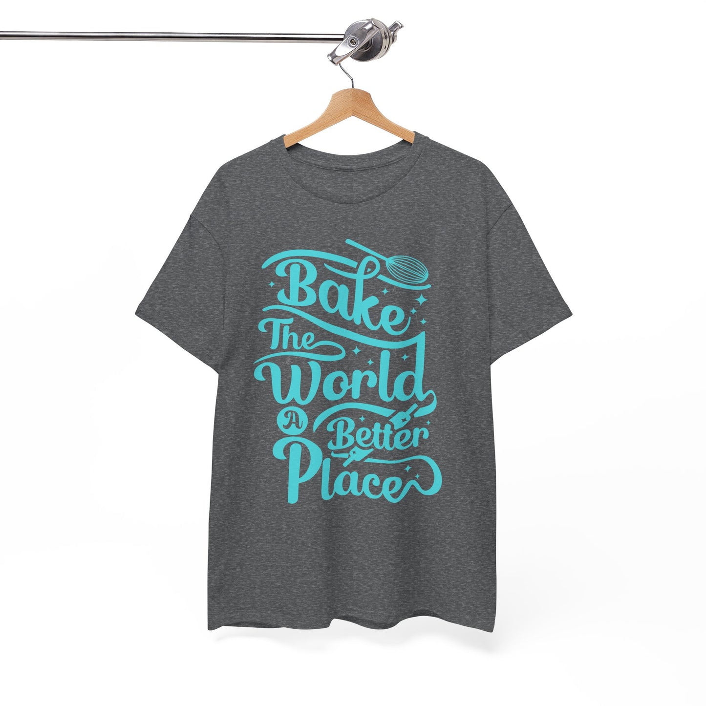 Bake the World a Better Place Unisex Heavy Cotton Tee