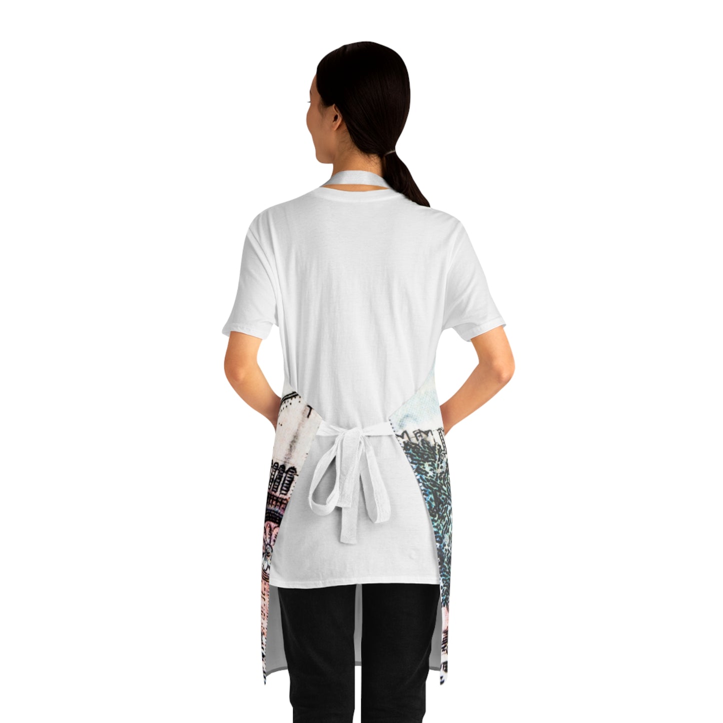 Italian Fountain Apron with Pockets! (AOP)