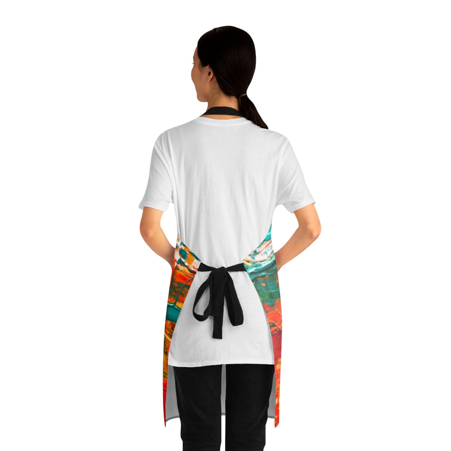 Sky Meets Ocean Apron with Pockets! (AOP)