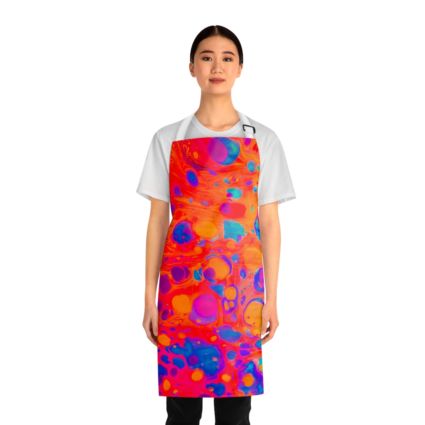 Bright Paint Apron with Pockets! (AOP)