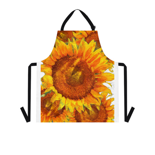 Van Gogh Sunflower Apron with Pockets! (AOP)