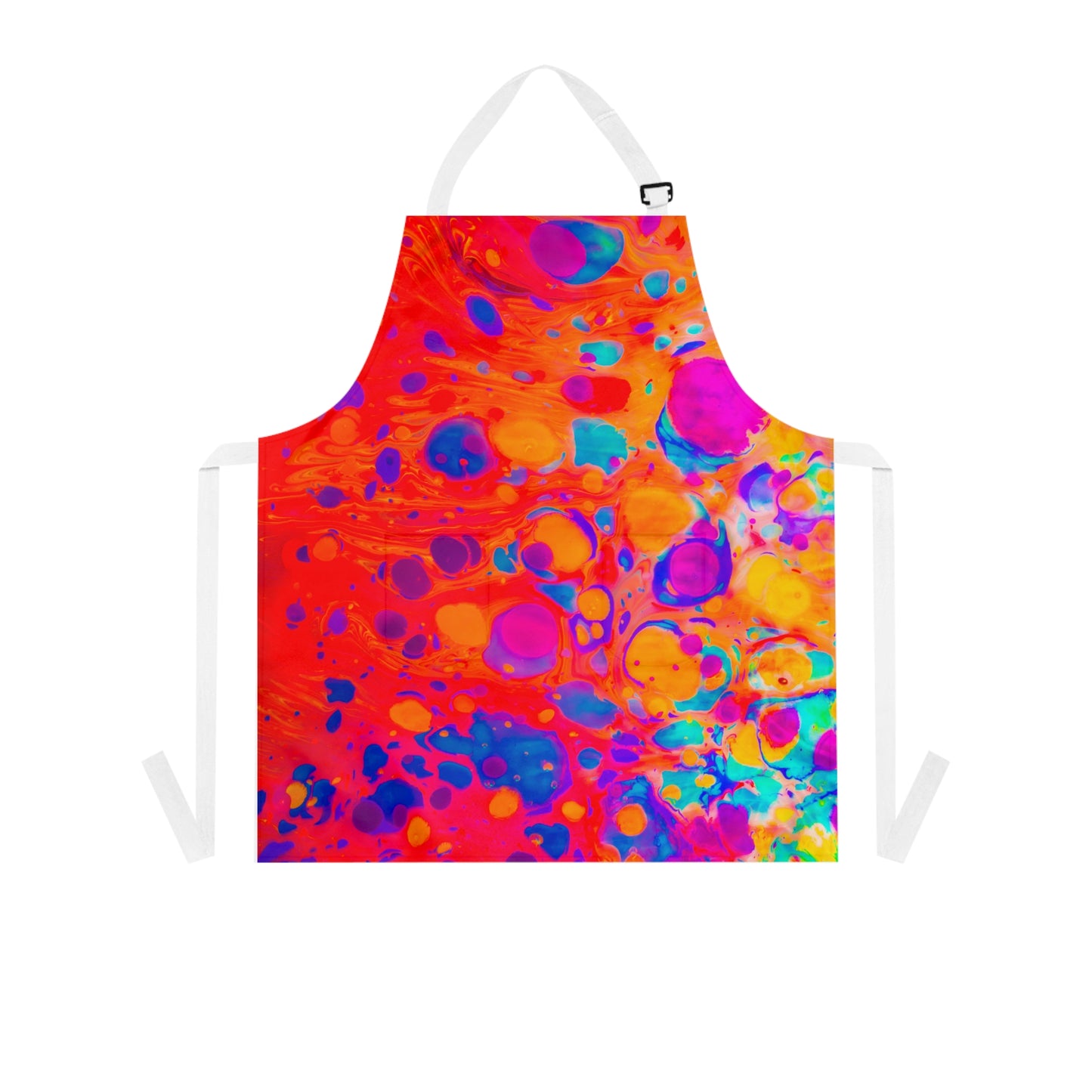 Bright Paint Apron with Pockets! (AOP)