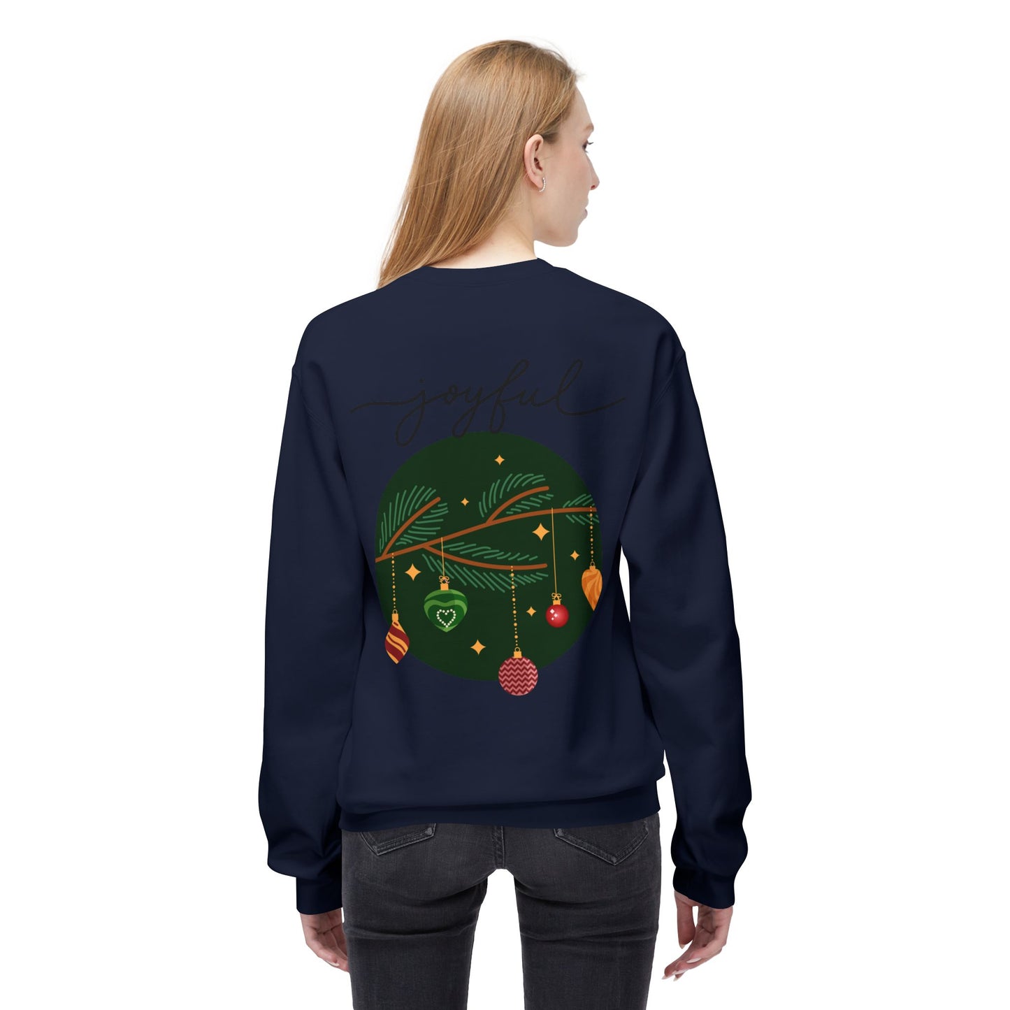 Joyful Joyful Holiday Sweatshirt - Unisex Midweight Crewneck with Festive Design