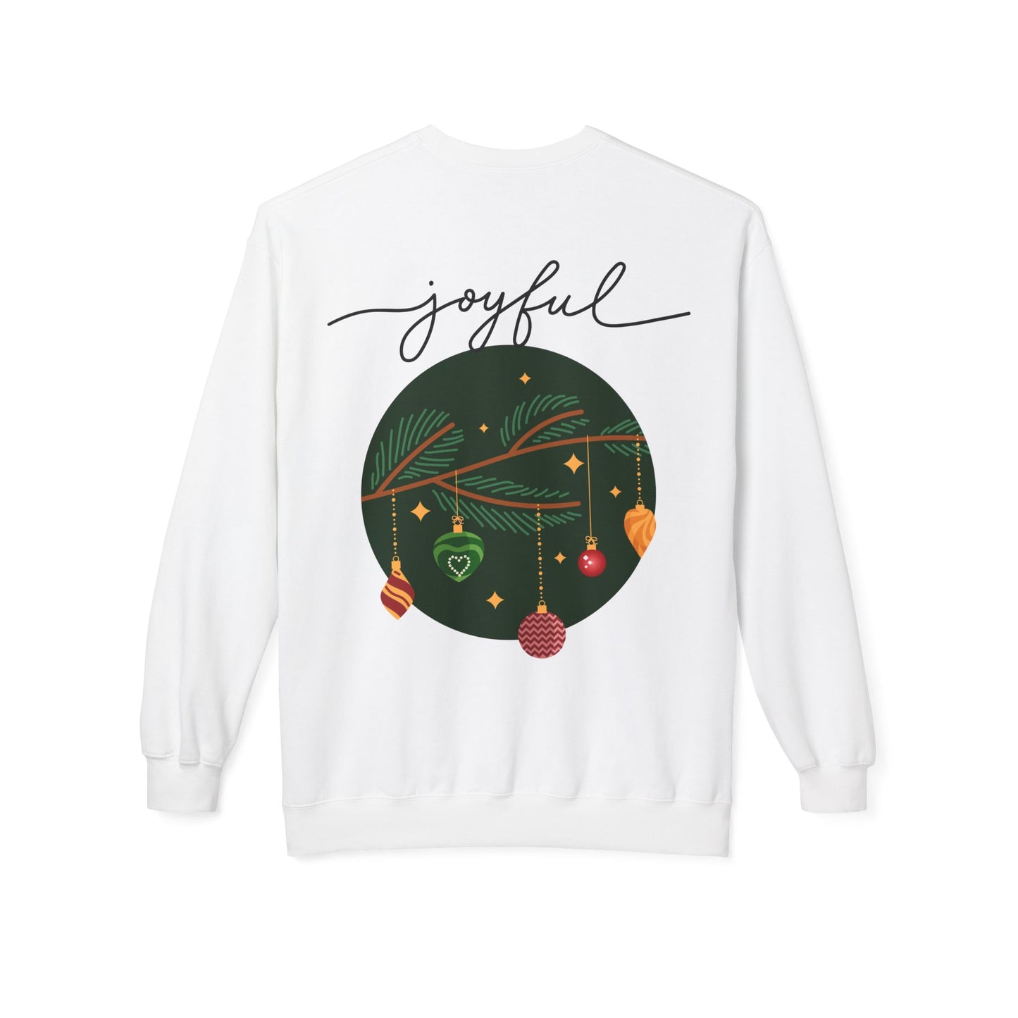 Joyful Joyful Holiday Sweatshirt - Unisex Midweight Crewneck with Festive Design