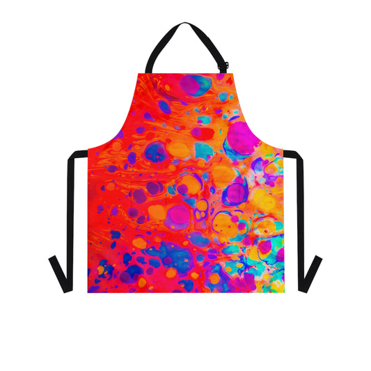 Bright Paint Apron with Pockets! (AOP)