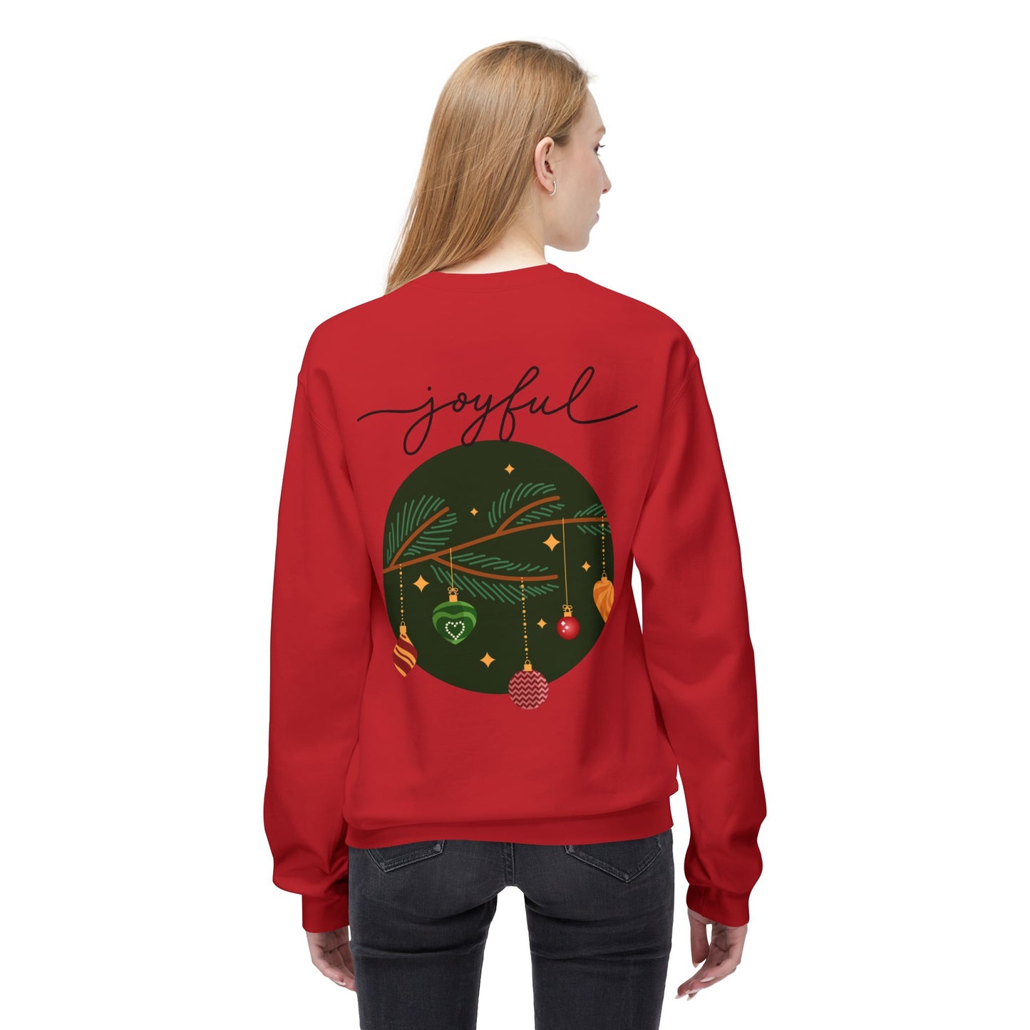 Joyful Joyful Holiday Sweatshirt - Unisex Midweight Crewneck with Festive Design