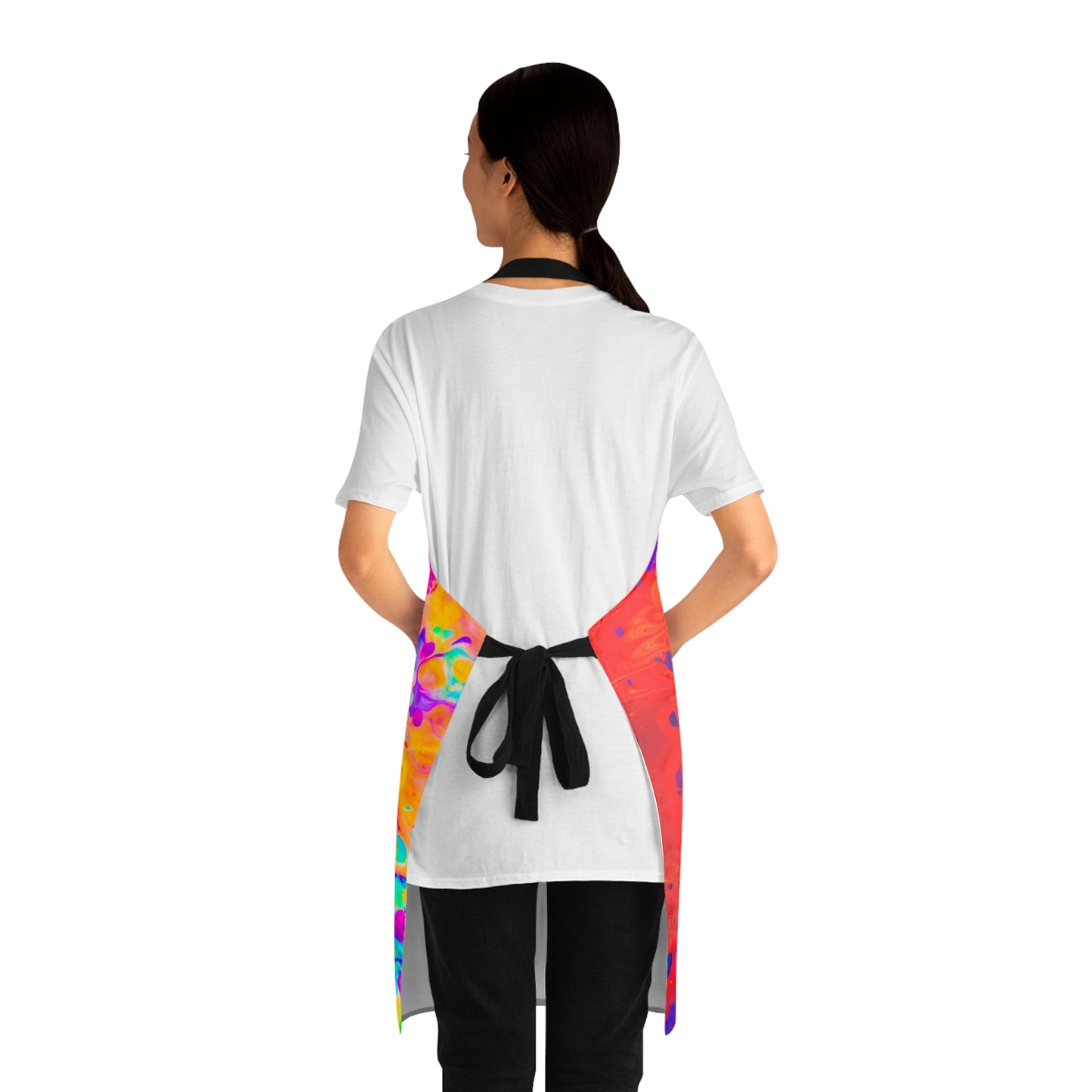 Bright Paint Apron with Pockets! (AOP)