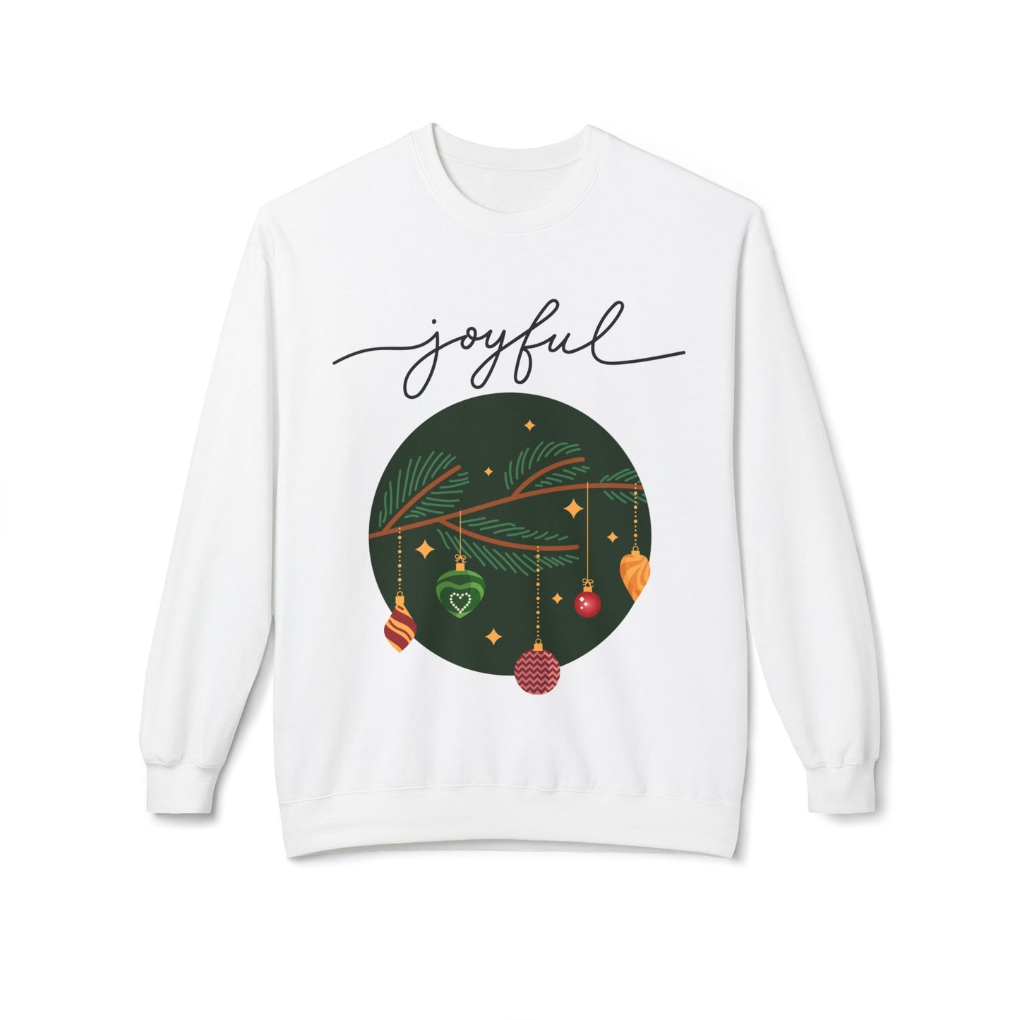 Joyful Joyful Holiday Sweatshirt - Unisex Midweight Crewneck with Festive Design