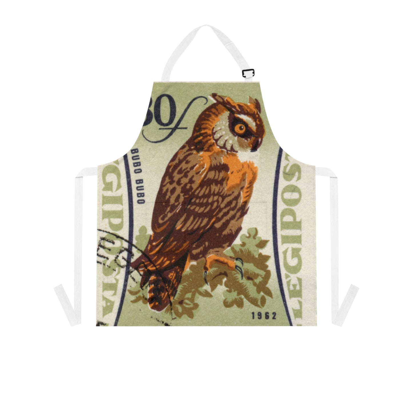 Owl Apron with Pockets!  (AOP)