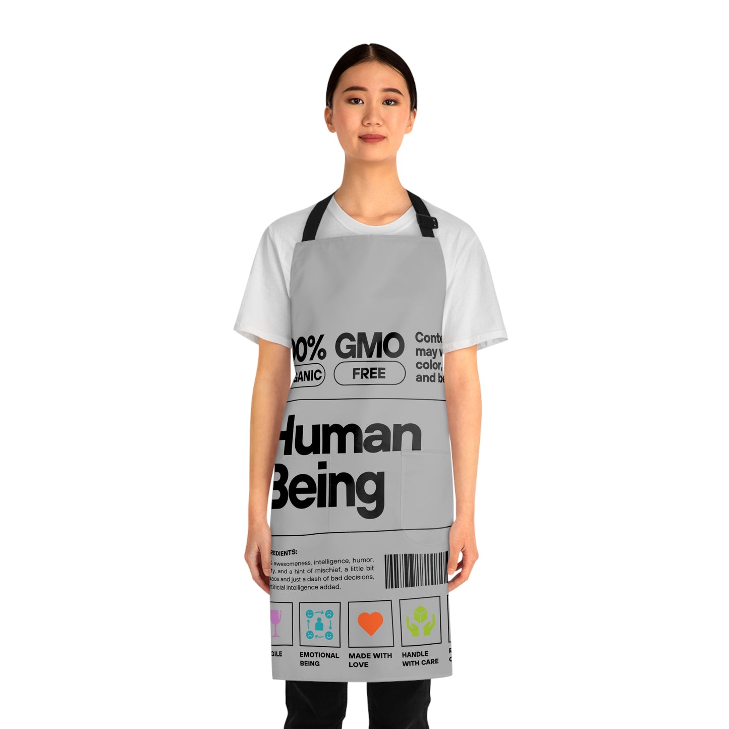 Human Being Apron with Pockets (AOP)