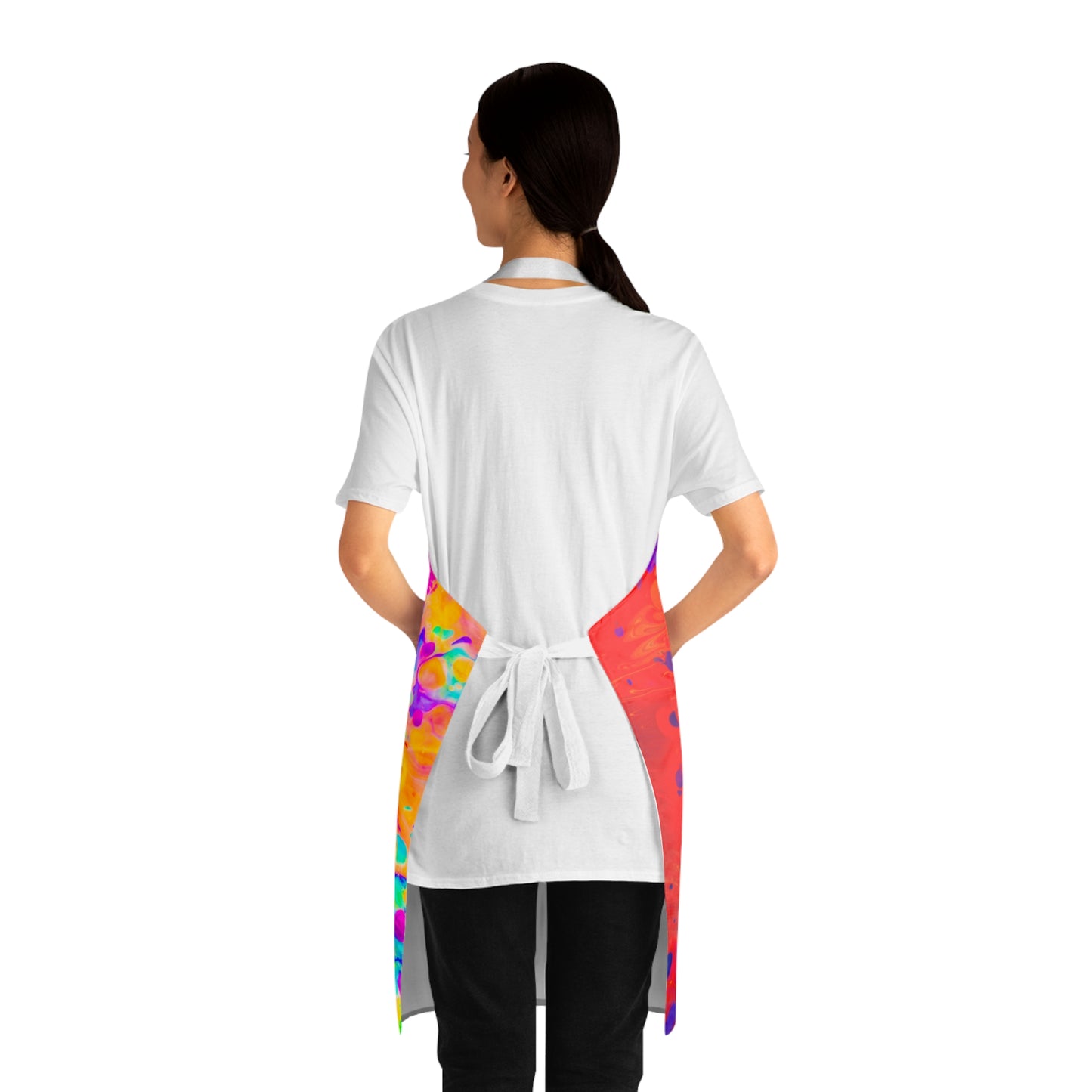 Bright Paint Apron with Pockets! (AOP)