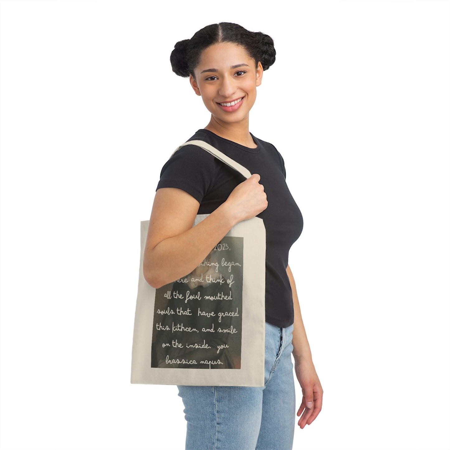 Brassica Napus Canvas Tote Bag