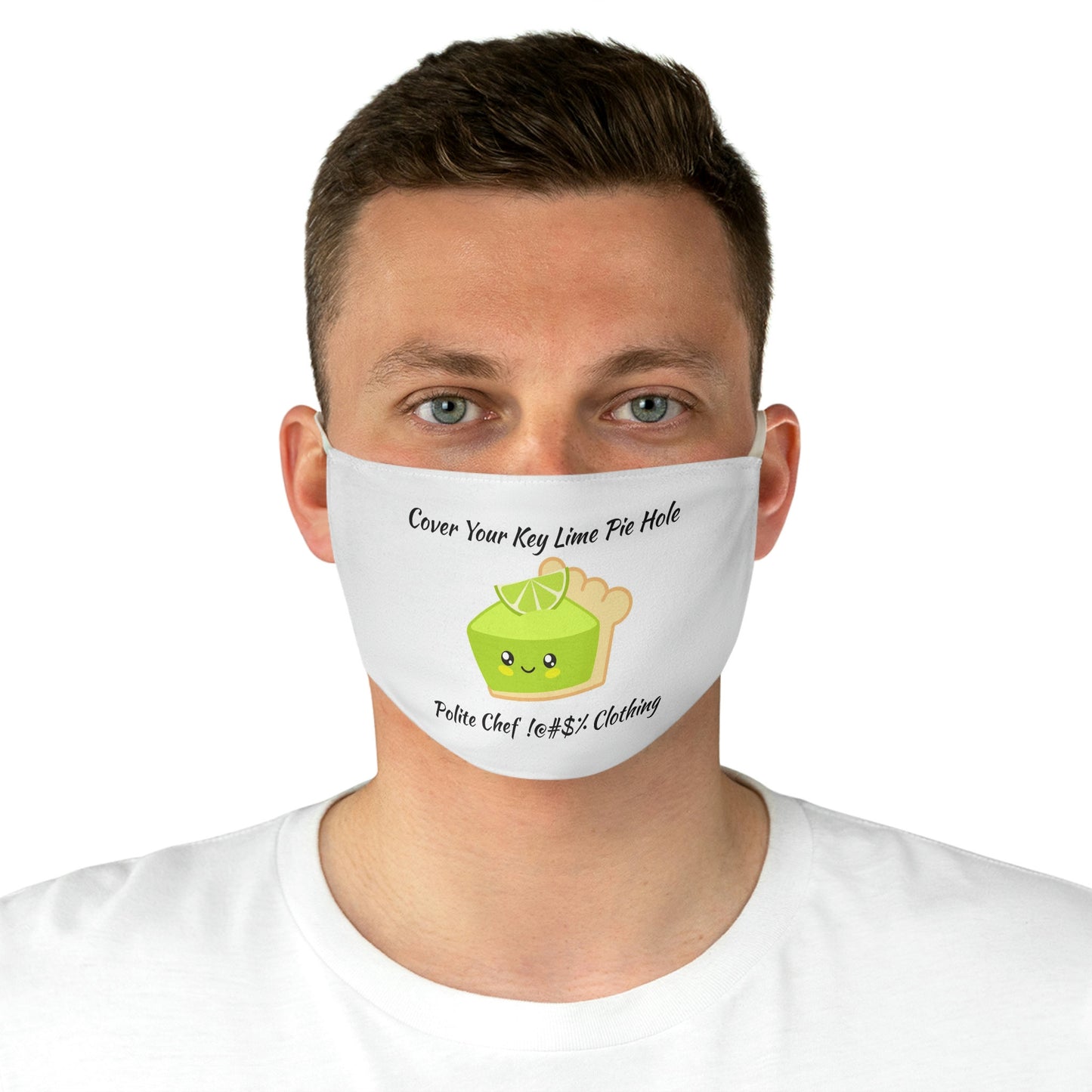 Key Lime Pie Hole Face Mask